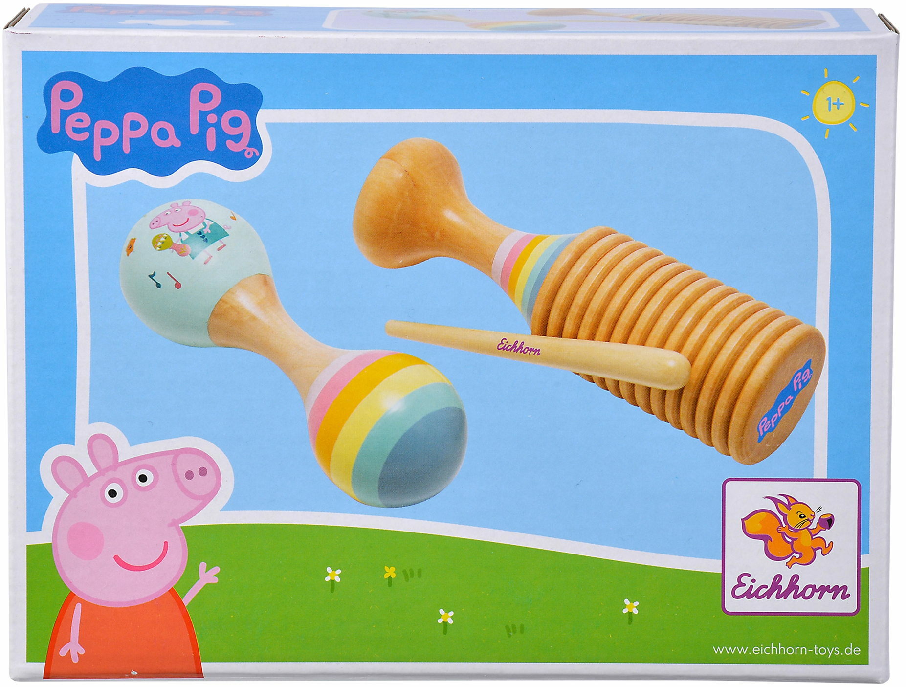 《 Peppa Pig 》粉紅豬小妹 - 沙鈴組