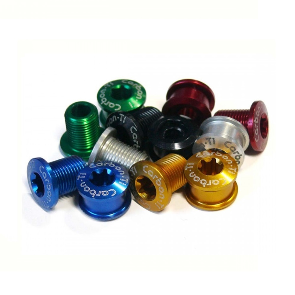 Carbon-Ti X-Fix BCD107 2X Road Chainring Bolt Kit