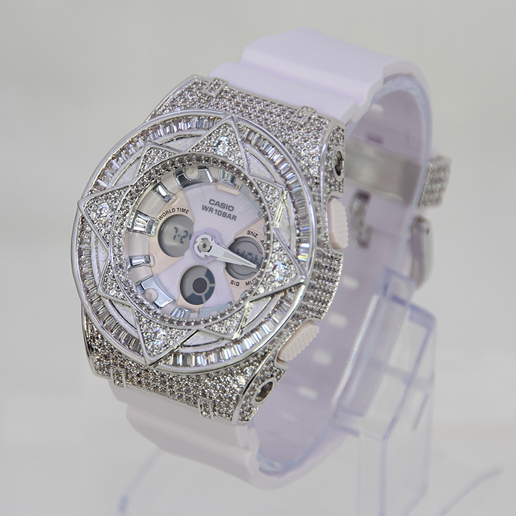 銀色 改裝手錶 BA-130WP-6A - 魔法星