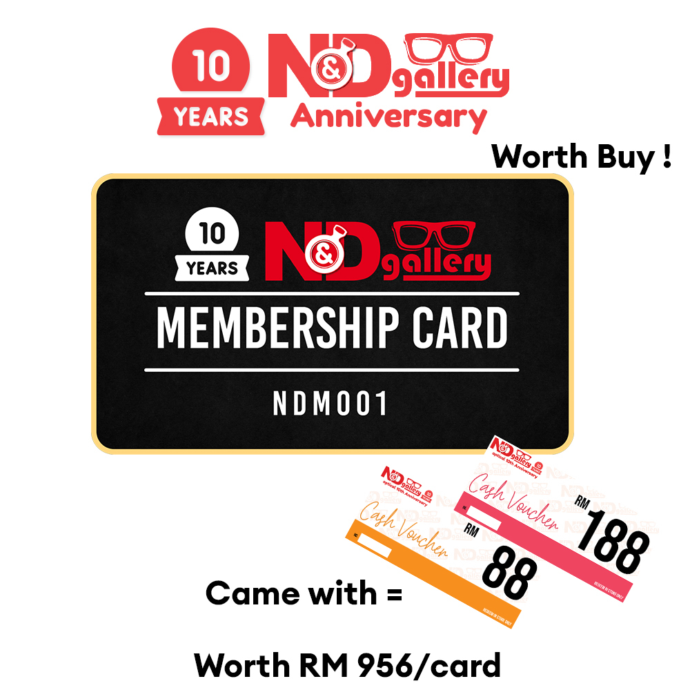 N&D Gallery Optical 10th years Membershipcard ( Limited Edition) [online purchase]
