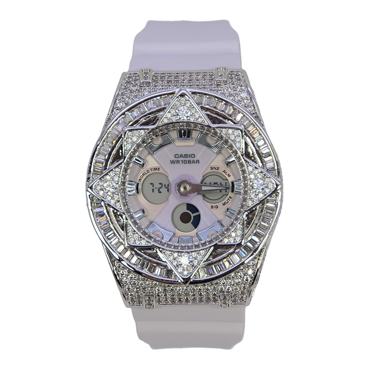 銀色 改裝手錶 BA-130WP-6A - 魔法星