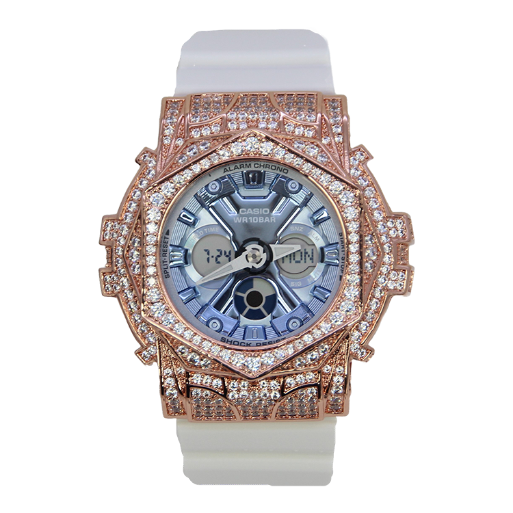 玫瑰金 改裝手錶 BA-130-7A2 - 玫瑰