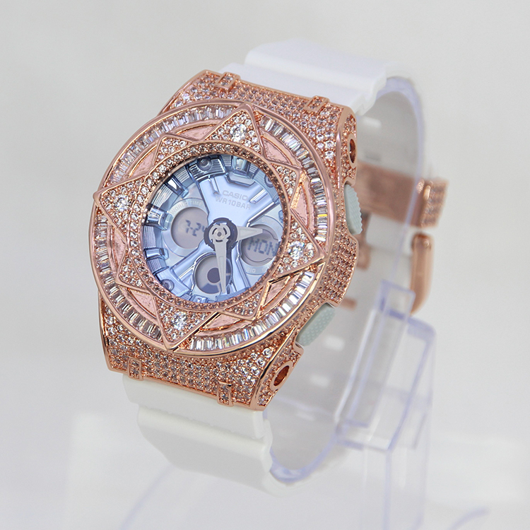 玫瑰金 改裝手錶 BA-130-7A2 - 魔法星