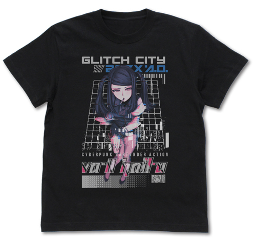 Cospa 0519 VA-11 Hall-A ジル Tシャツ [VA-11 HALL-A] BLACK