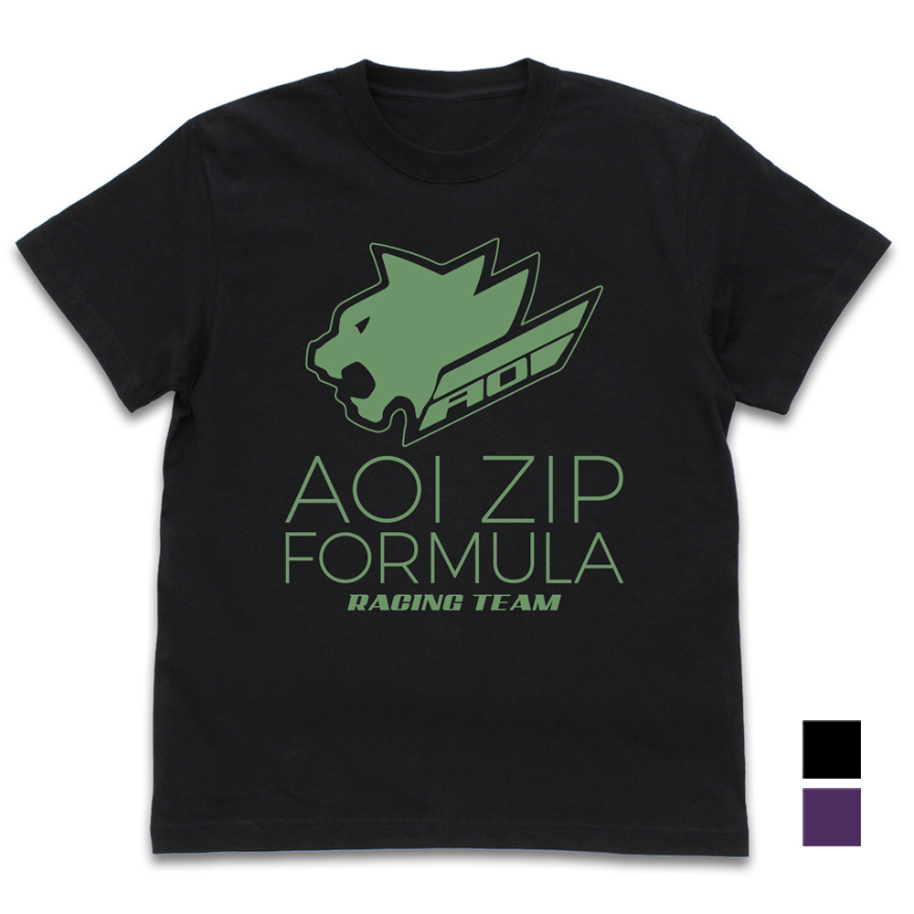 Cospa 1020 アオイZIPフォーミュラ Tシャツ [新世紀GPXサイバーフォーミュラ] BLACK
