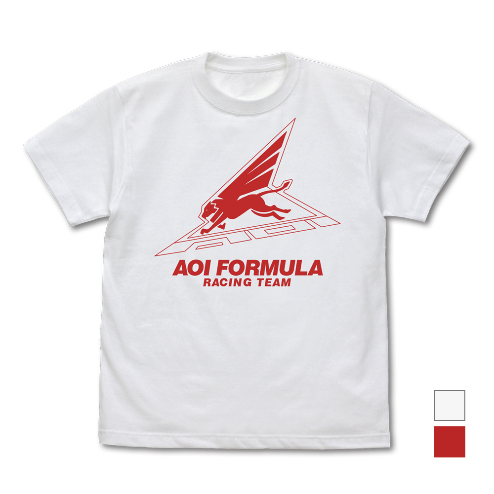 Cospa 1020 アオイフォーミュラ Tシャツ [新世紀GPXサイバーフォーミュラ] WHITE