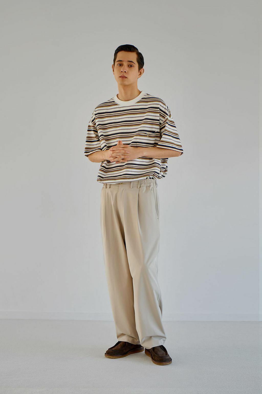 【Evistub】23SS Summer Striped T-Shirt