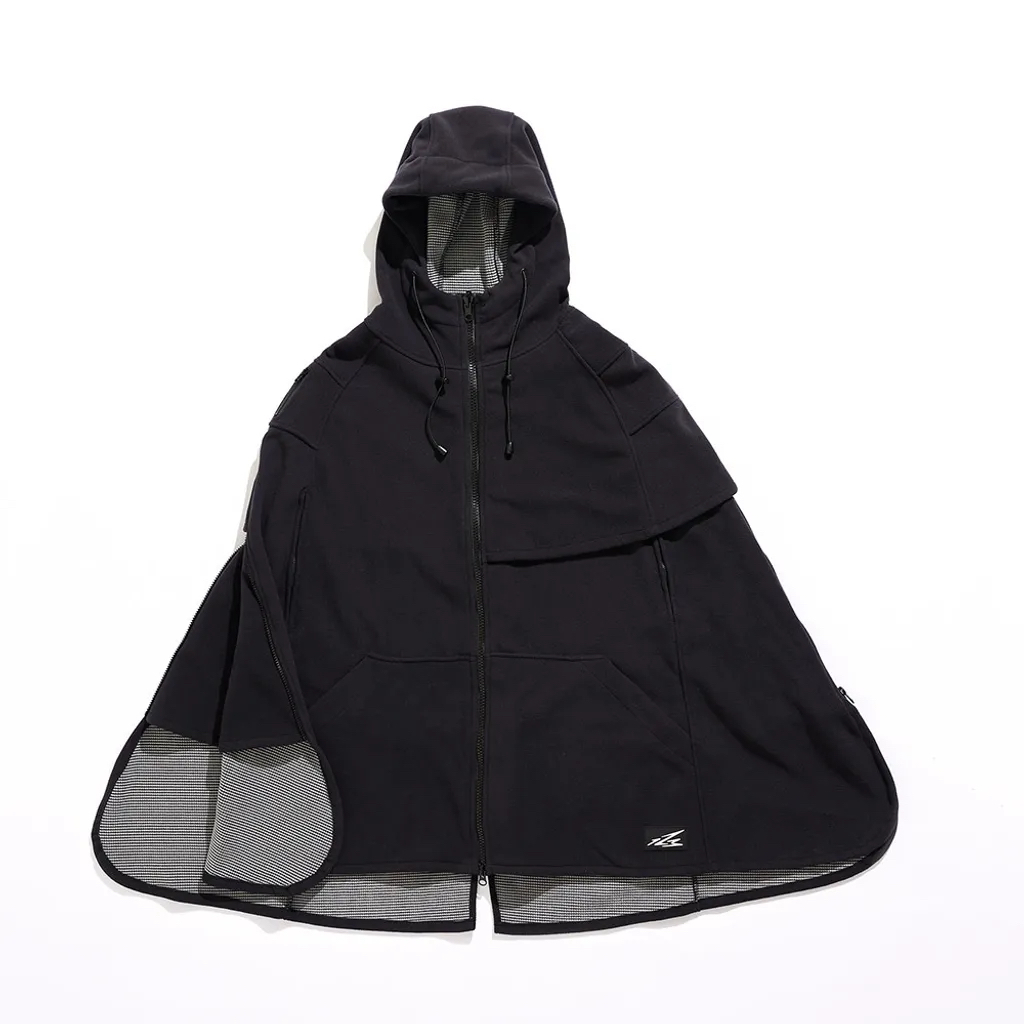 ▲123 Underwater Lab 雙面毛巾呢絨斗篷 (針織款)