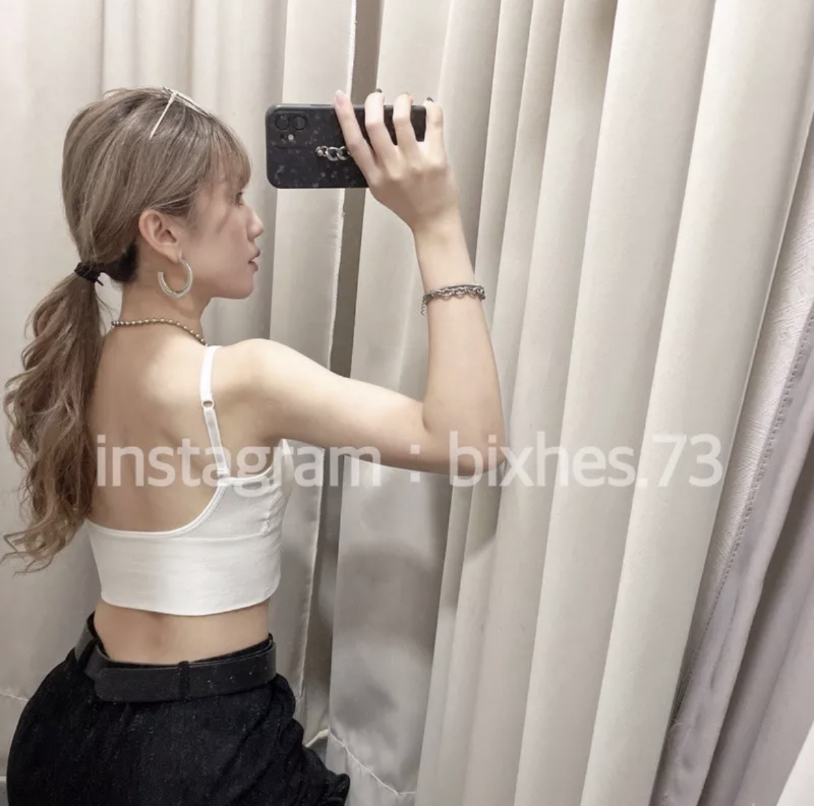 帶墊後大U背心(C00042)