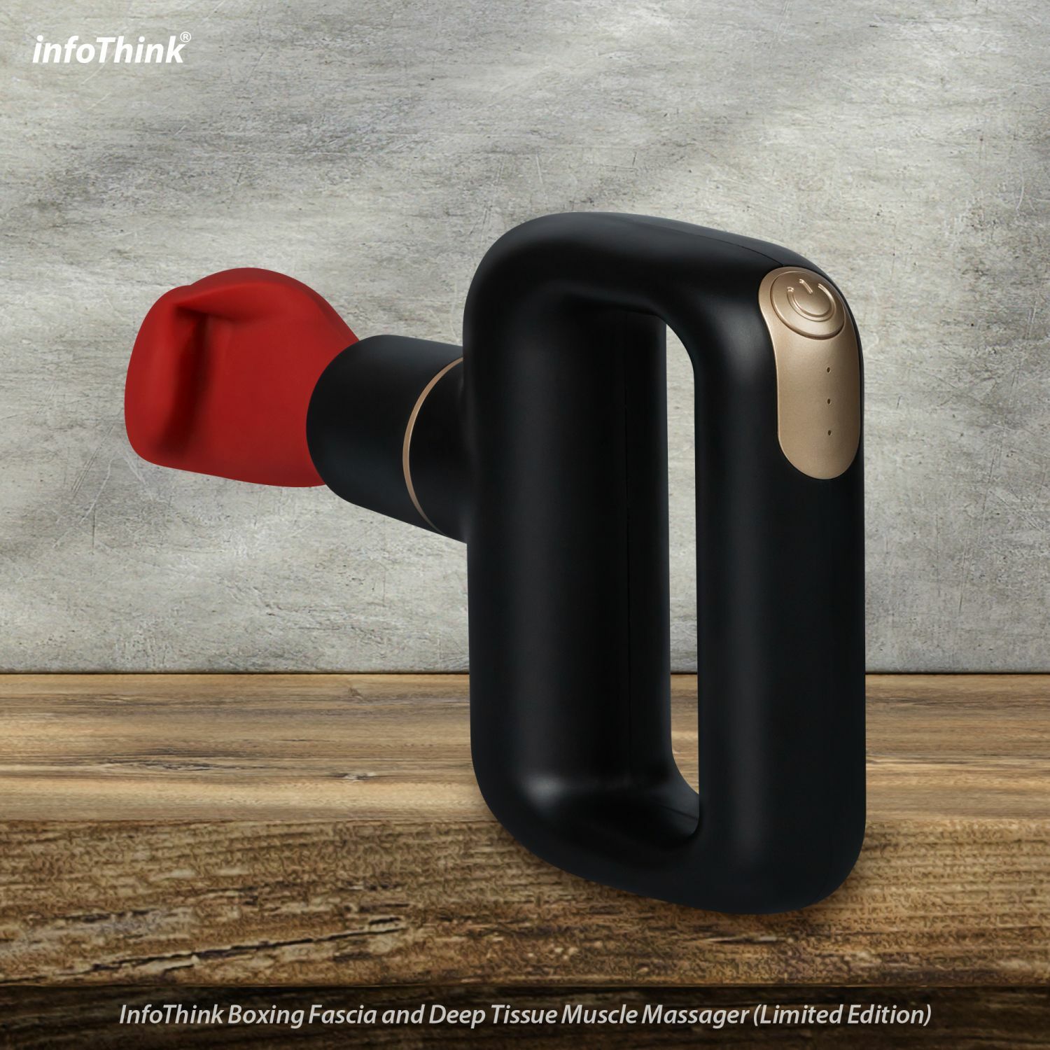 Boxing立體深層筋膜槍- 墨黑