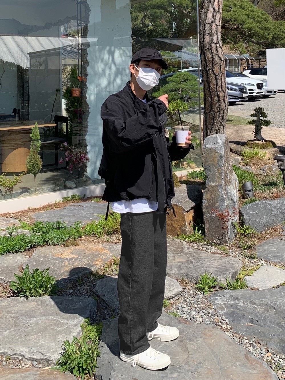 現貨出清  韓版寬版落地牛仔褲