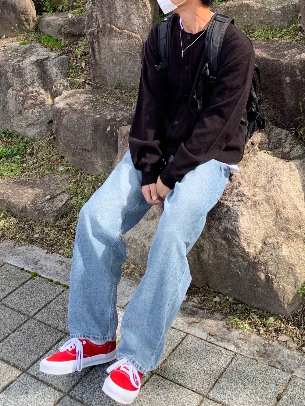 現貨出清  韓版寬版落地牛仔褲