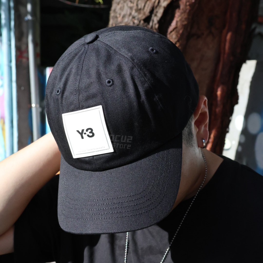 Y-3 Square Label Cap 黑色