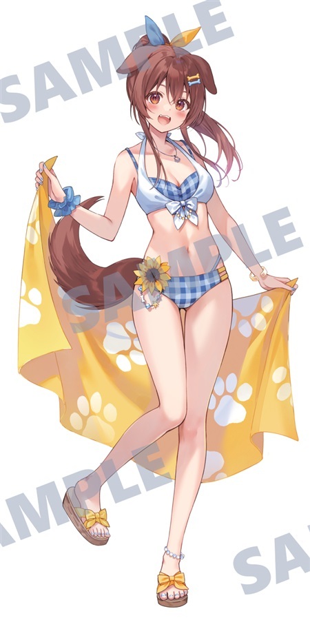 C102「同人代購」RUINON 戌神ころね・水着立牌