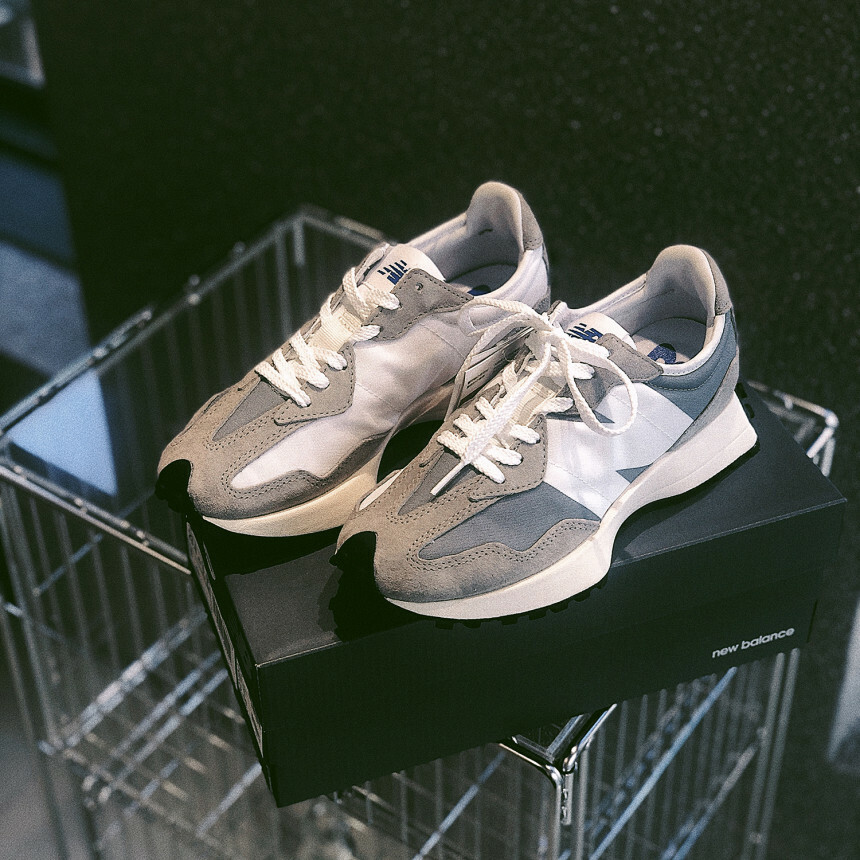 New Balance 327 元祖灰 灰色 淺灰 男女 麂皮 復古鞋 MS327LAB