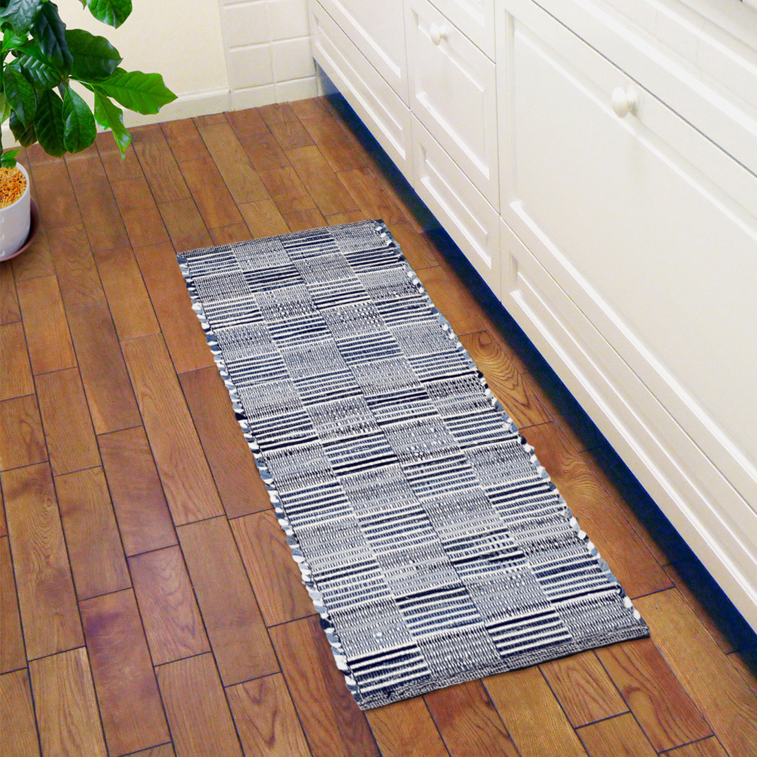 牛仔布編織地毯