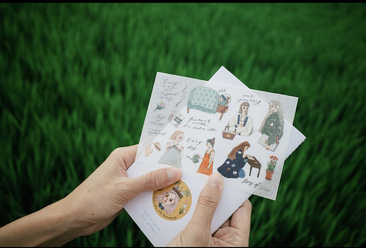 手帳女子的生活 轉印貼紙 兩張一組｜甜蜜生活La dolce vita 臺灣