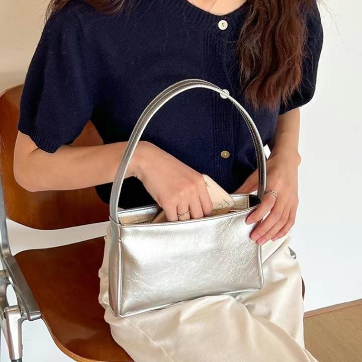 🇰🇷韓國 亮漆面 長方 單肩包 手拿包