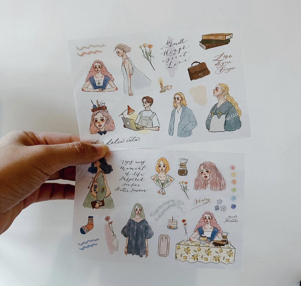 每一天都是全新 轉印貼紙｜甜蜜生活 la dolce vita 臺灣