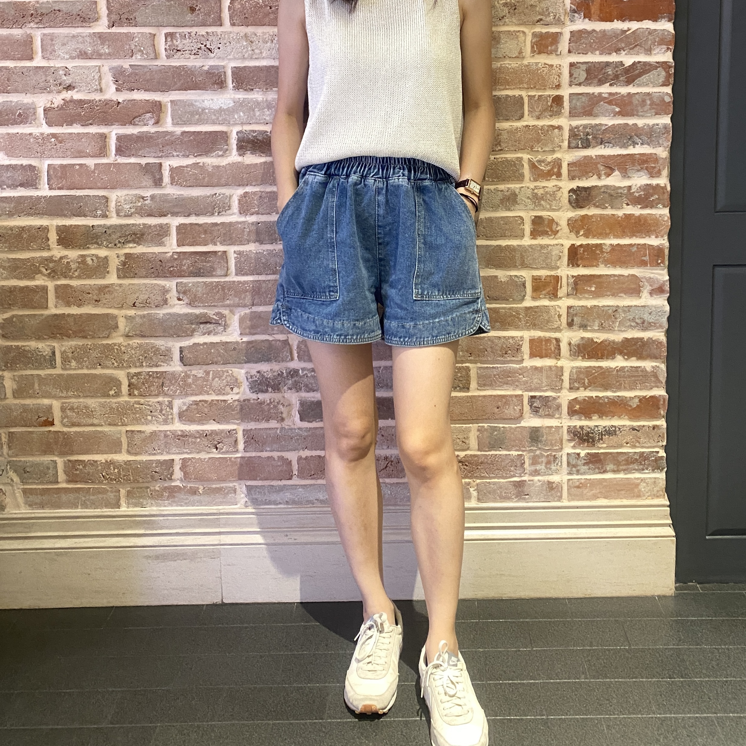 𝑺𝑨𝑳𝑬 牛仔軟布大袋短褲