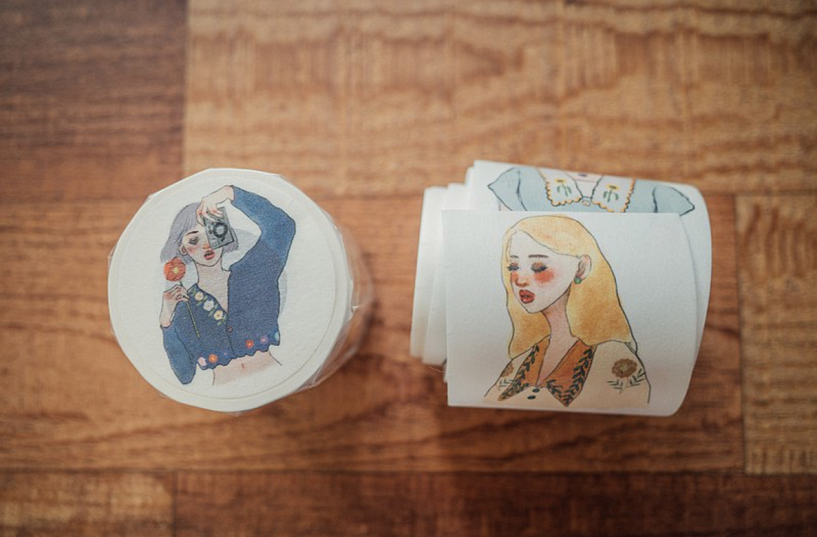 百花之歌 附離型紙紙膠帶｜甜蜜生活La dolce vita 臺灣