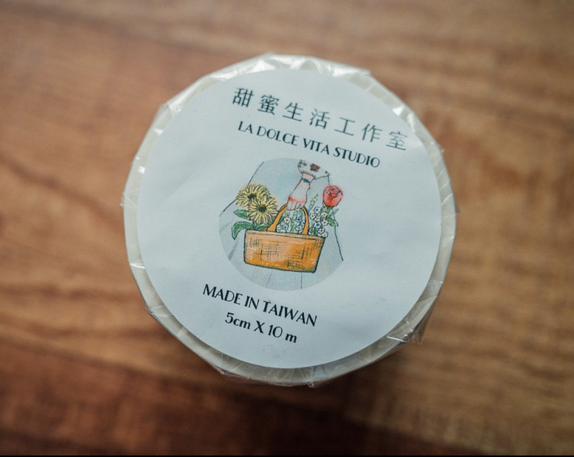 百花之歌 附離型紙紙膠帶｜甜蜜生活La dolce vita 臺灣