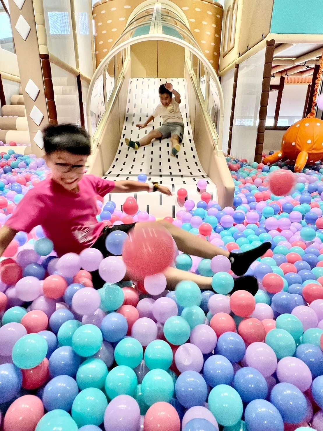 聖瑪莉丹麥麵包莊園-滑梯