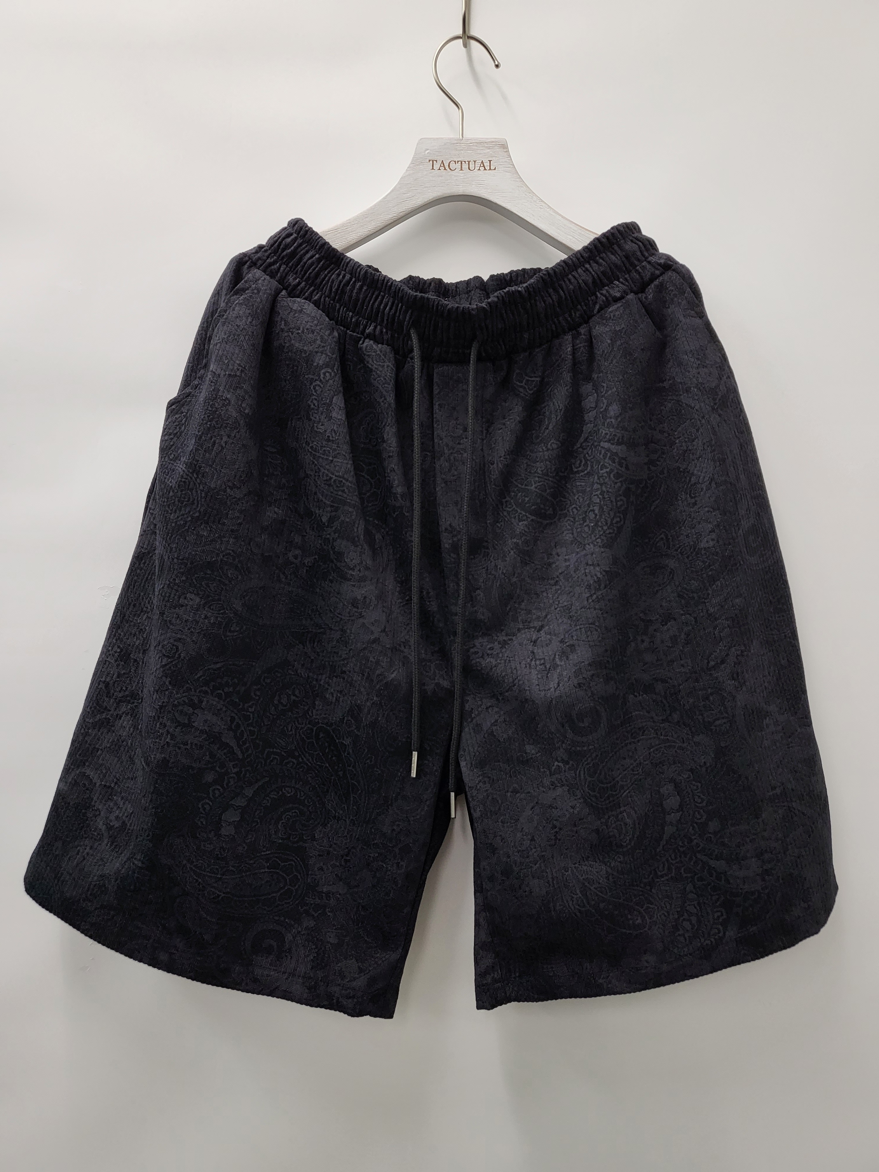 薄燈心絨花紋短褲 P2527