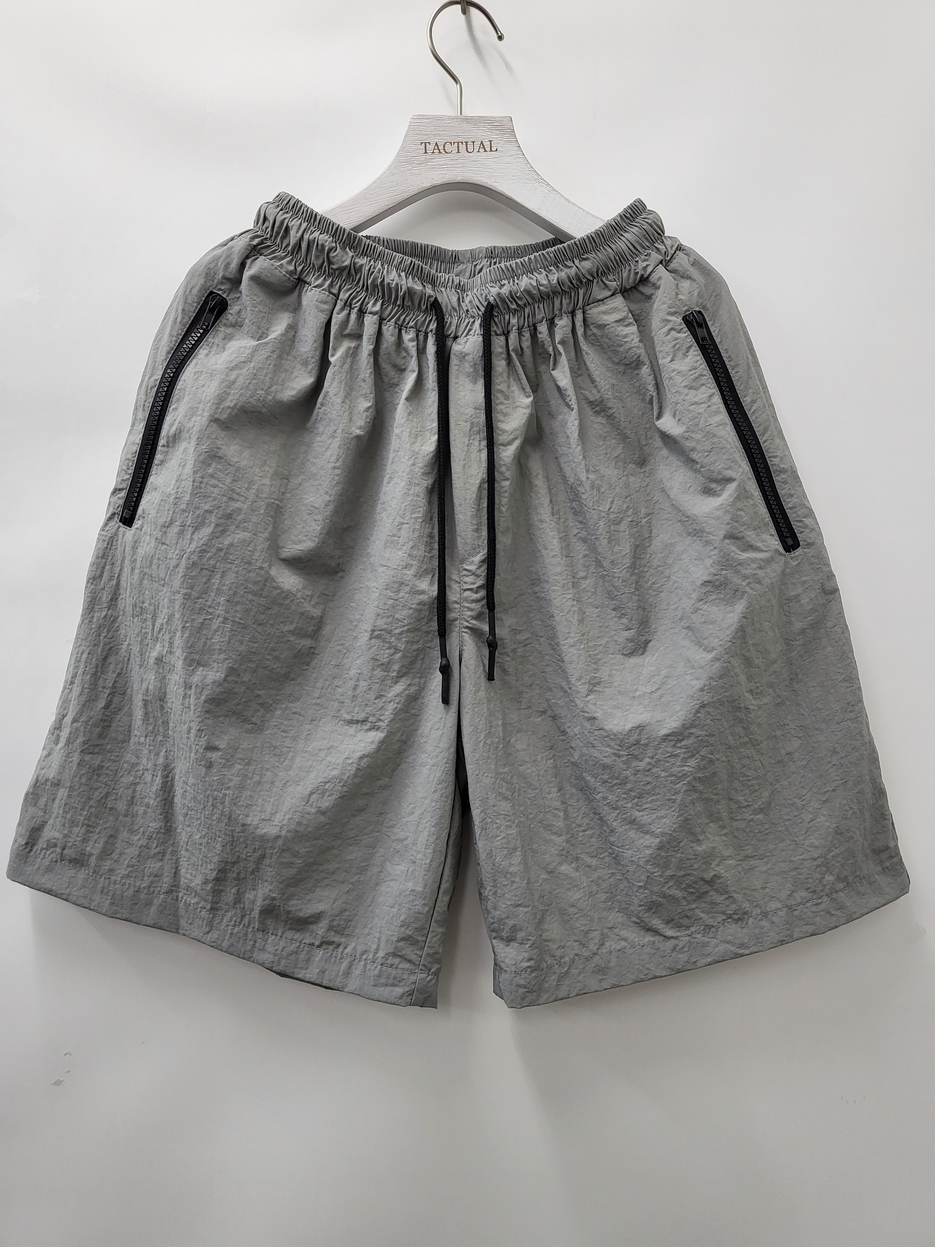 淨色拉鍊袋短褲 P2536