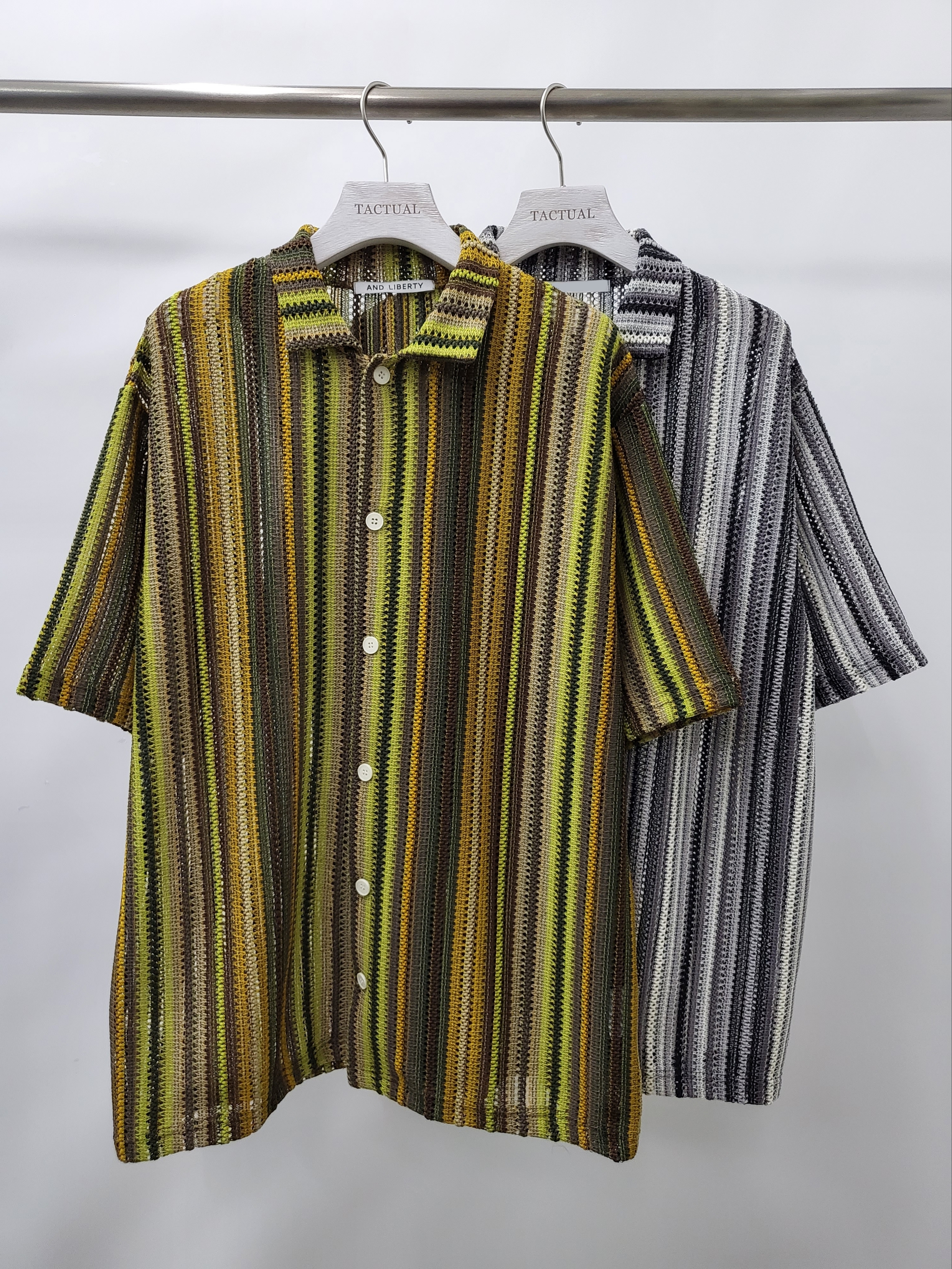 條紋短袖恤衫 S2120