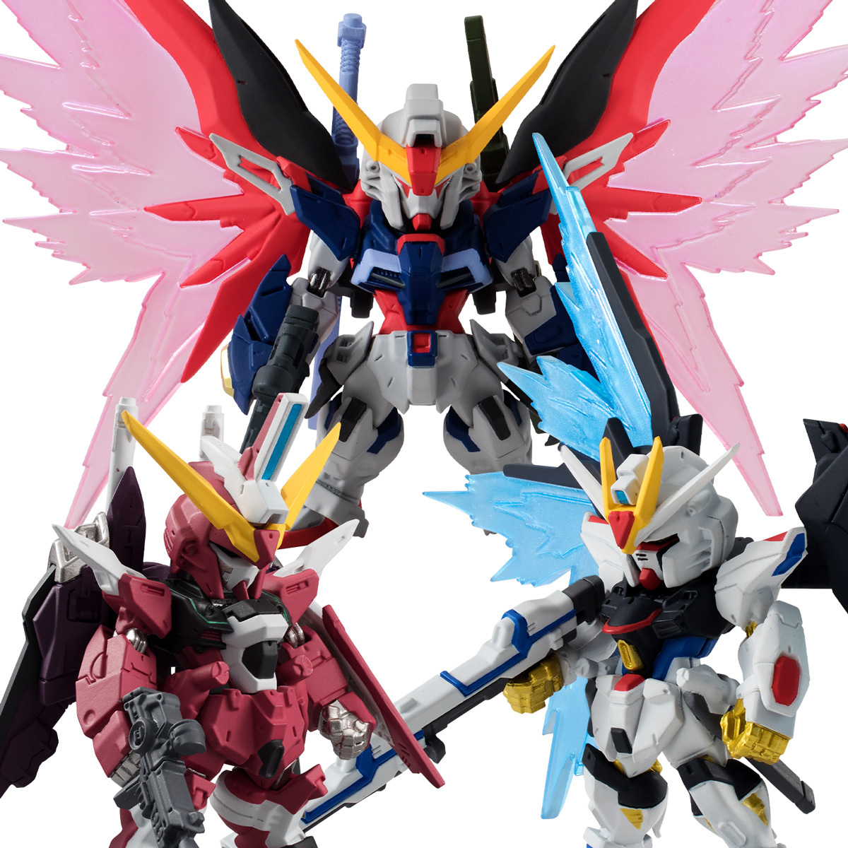 行版 [魂SHOP限定] FW機動戰士高達GUNDAM SEED DESTINY 3件套裝