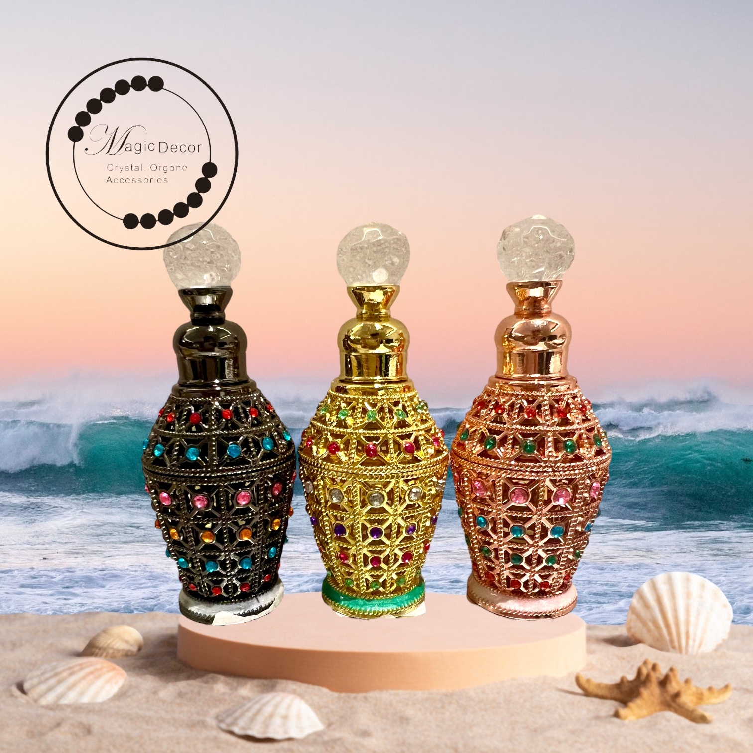 杜拜重工珠寶鑲嵌香水瓶連香水 100ml