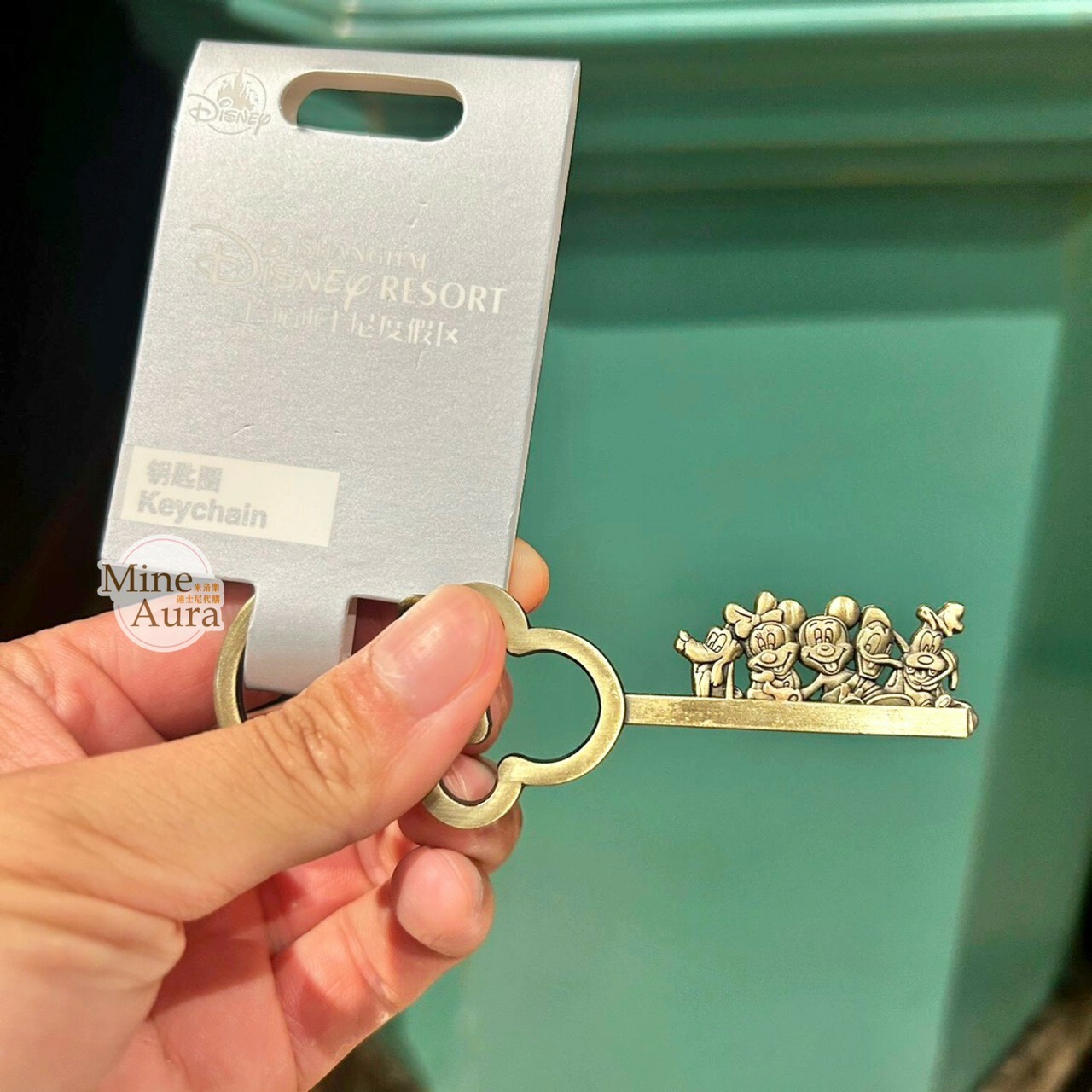 米奇 Mickey 與好友們 米奇頭 鑰匙造型 鑰匙圈 吊飾 -上海迪士尼樂園