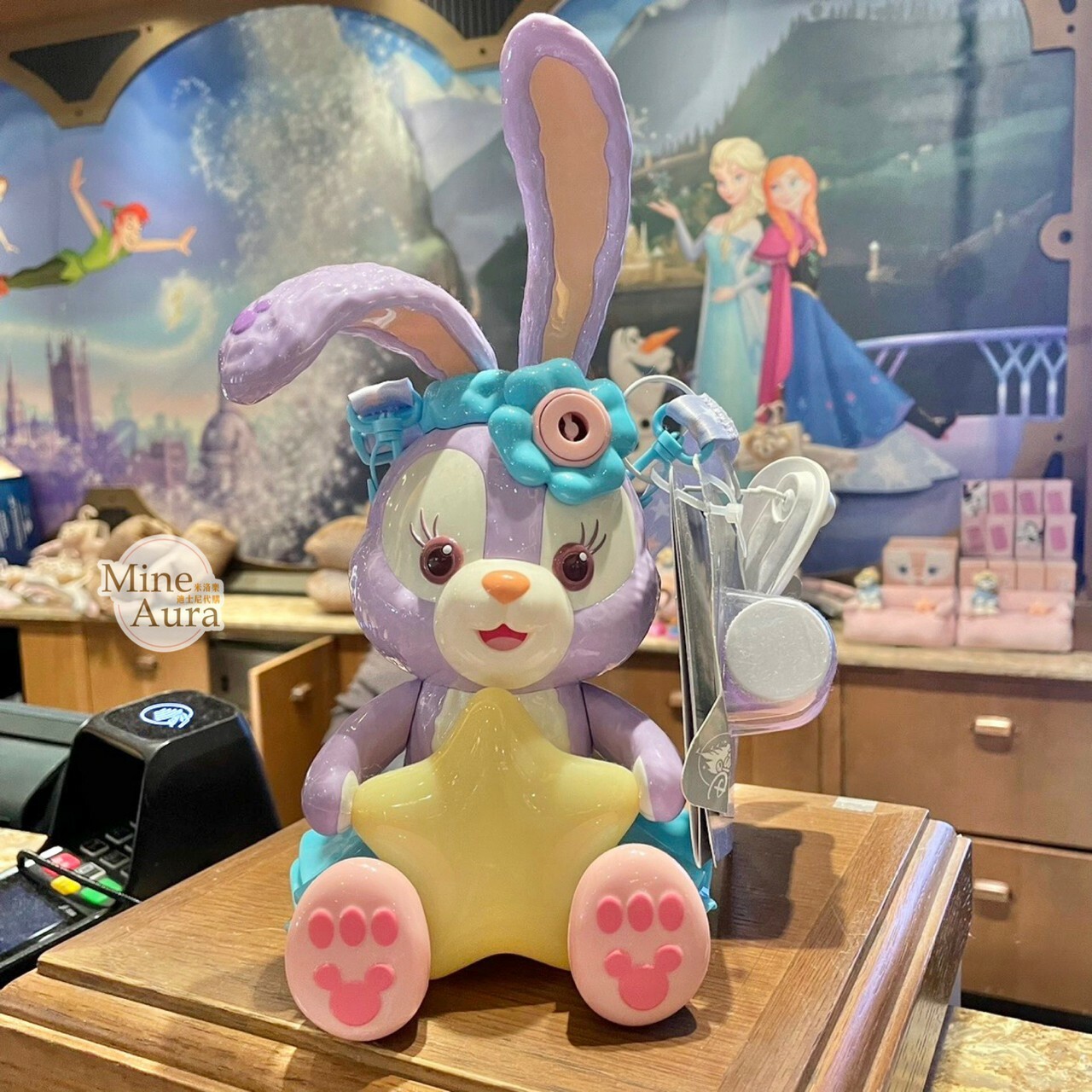 史黛拉露 星黛露 StellaLou 坐姿抱星星造型 泡泡機 -上海迪士尼樂園