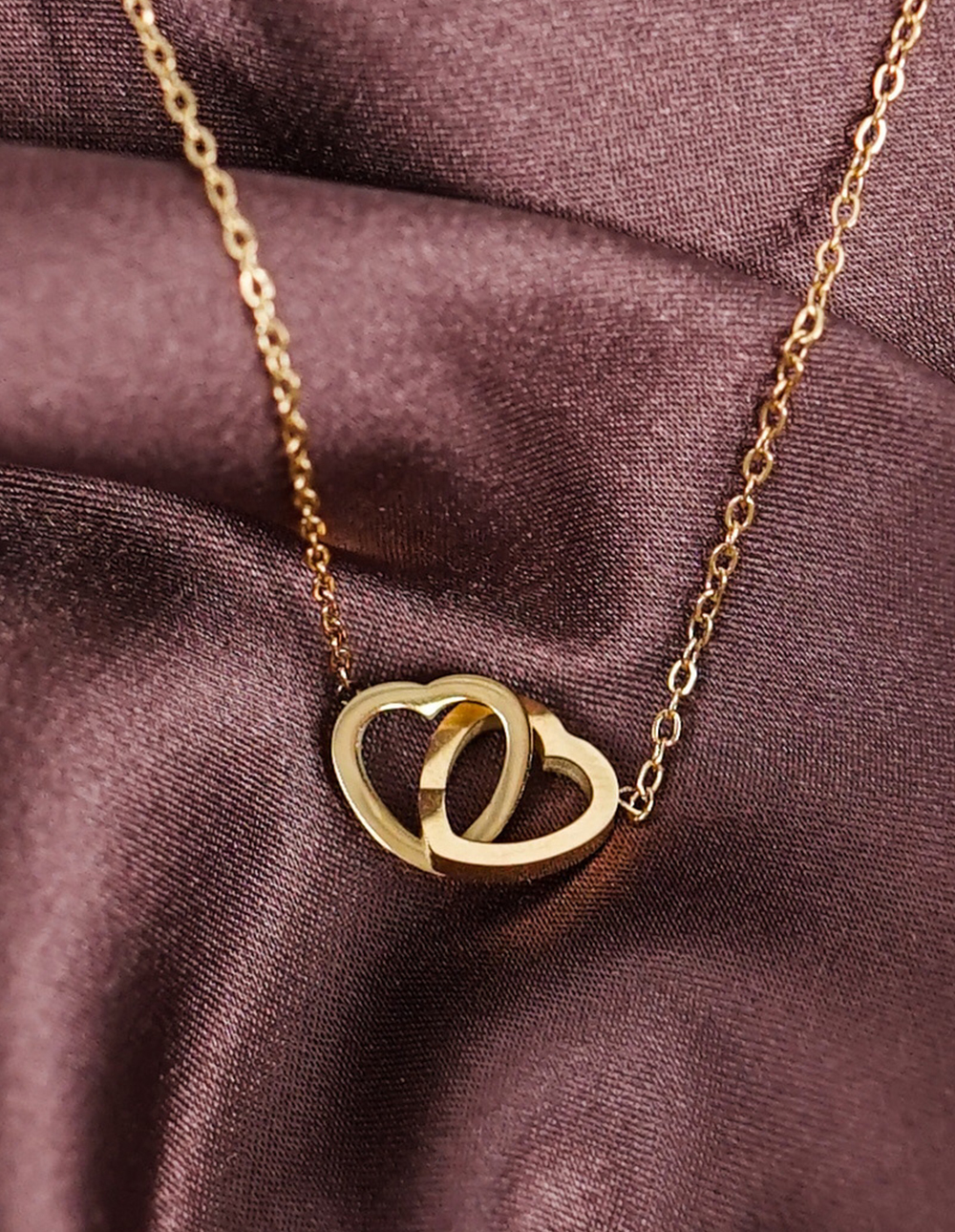 交織愛心項鍊