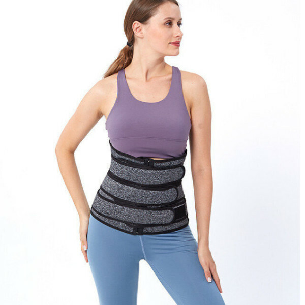 Women's tunic exercise tummy belt
