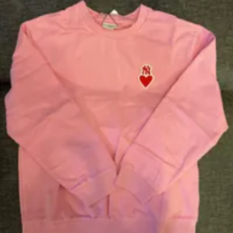 [S] MLB KID'S NY LONGSLEEVE TOP,PINK,, 7AMTH0131GP001-50PKS (SMLB279)