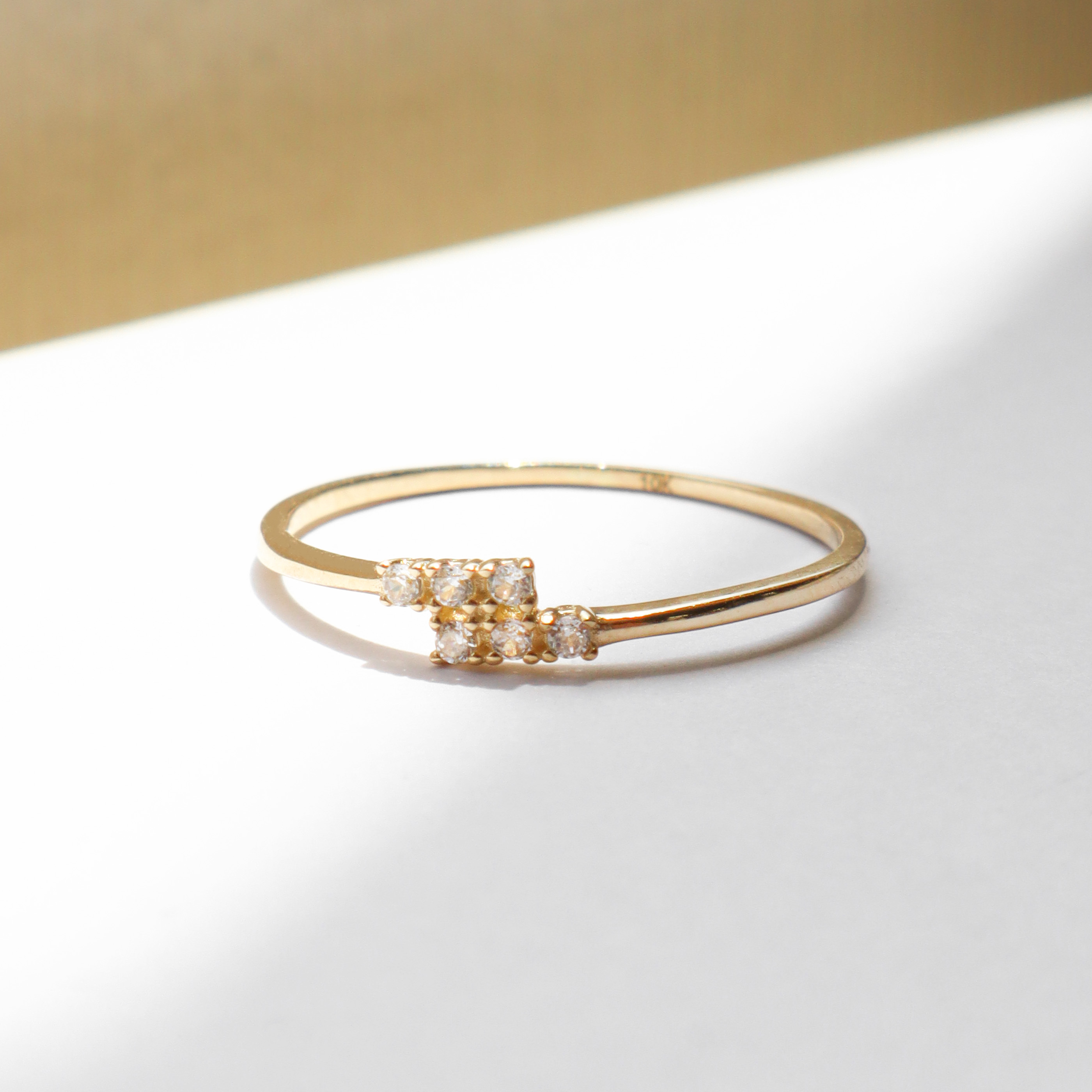 10K/微光環繞戒指