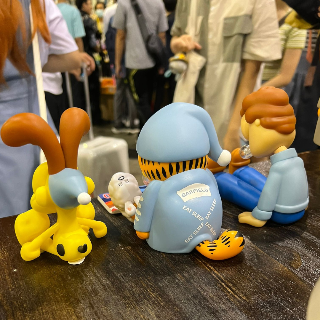 ZCWO Sleeping Garfield Family 三体セット ZCWO Sleeping Garfield Family Designer Art Vinyl H12CM