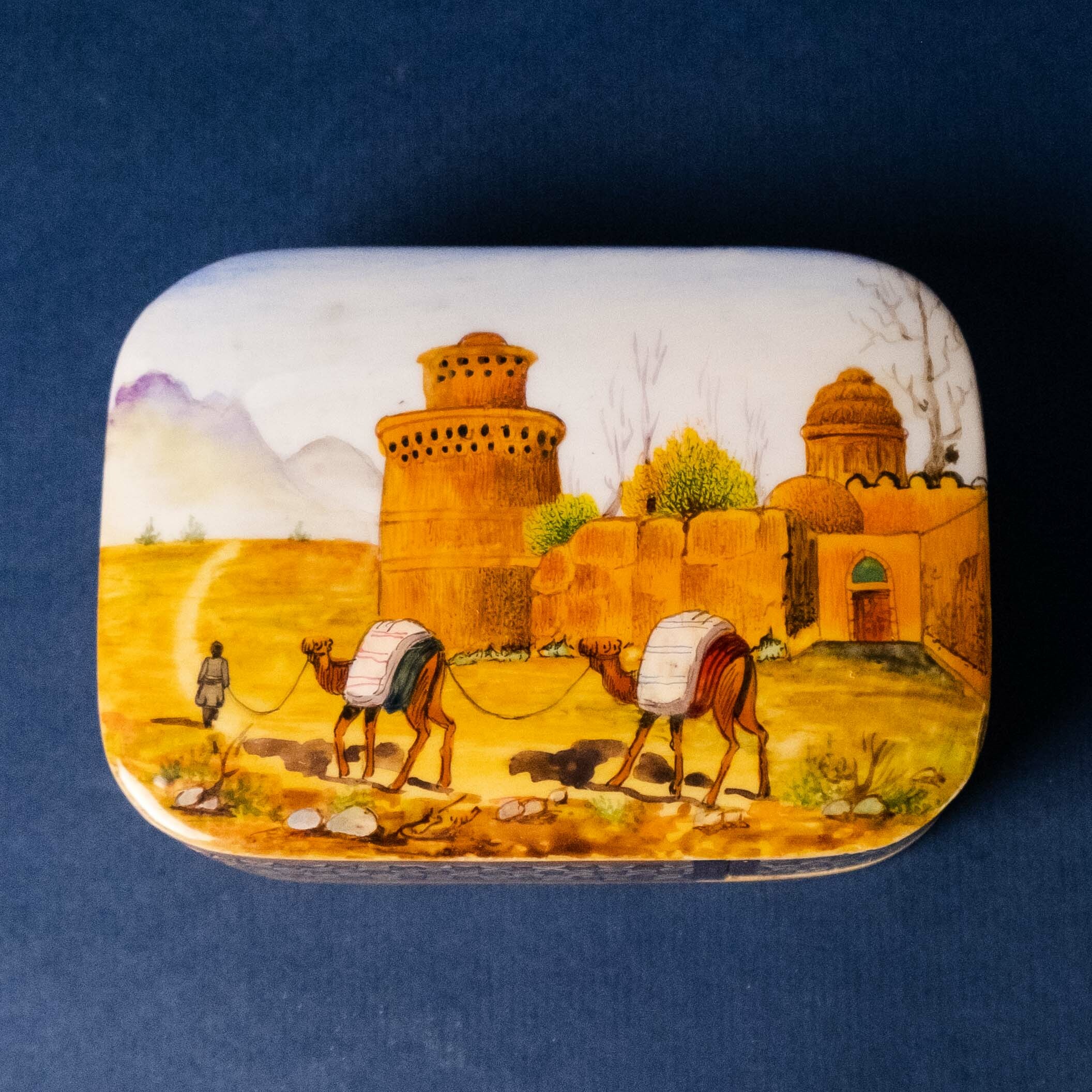 波斯鑲嵌抽屜盒｜阿卜耶克｜伊朗