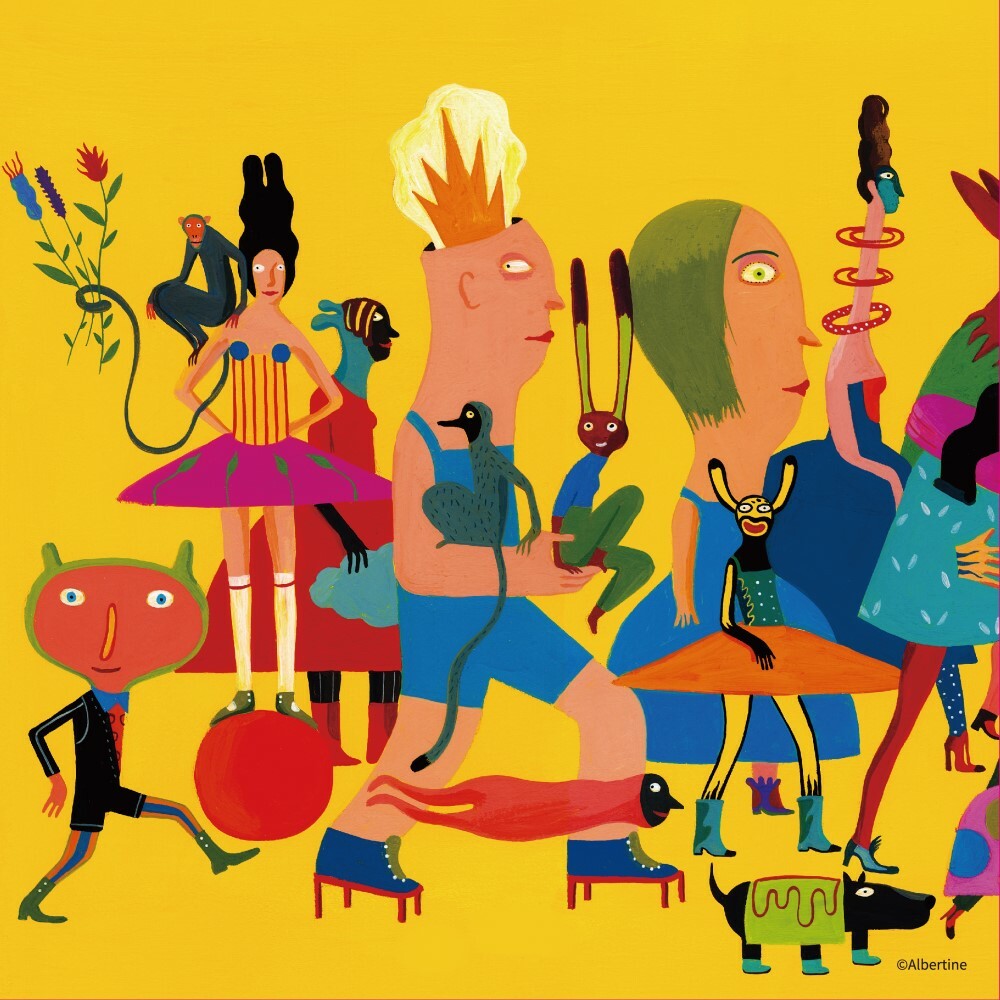 波隆那小方巾《嘉年華》右