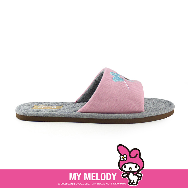 Paidal x My Melody美樂蒂一片式高級室內拖鞋