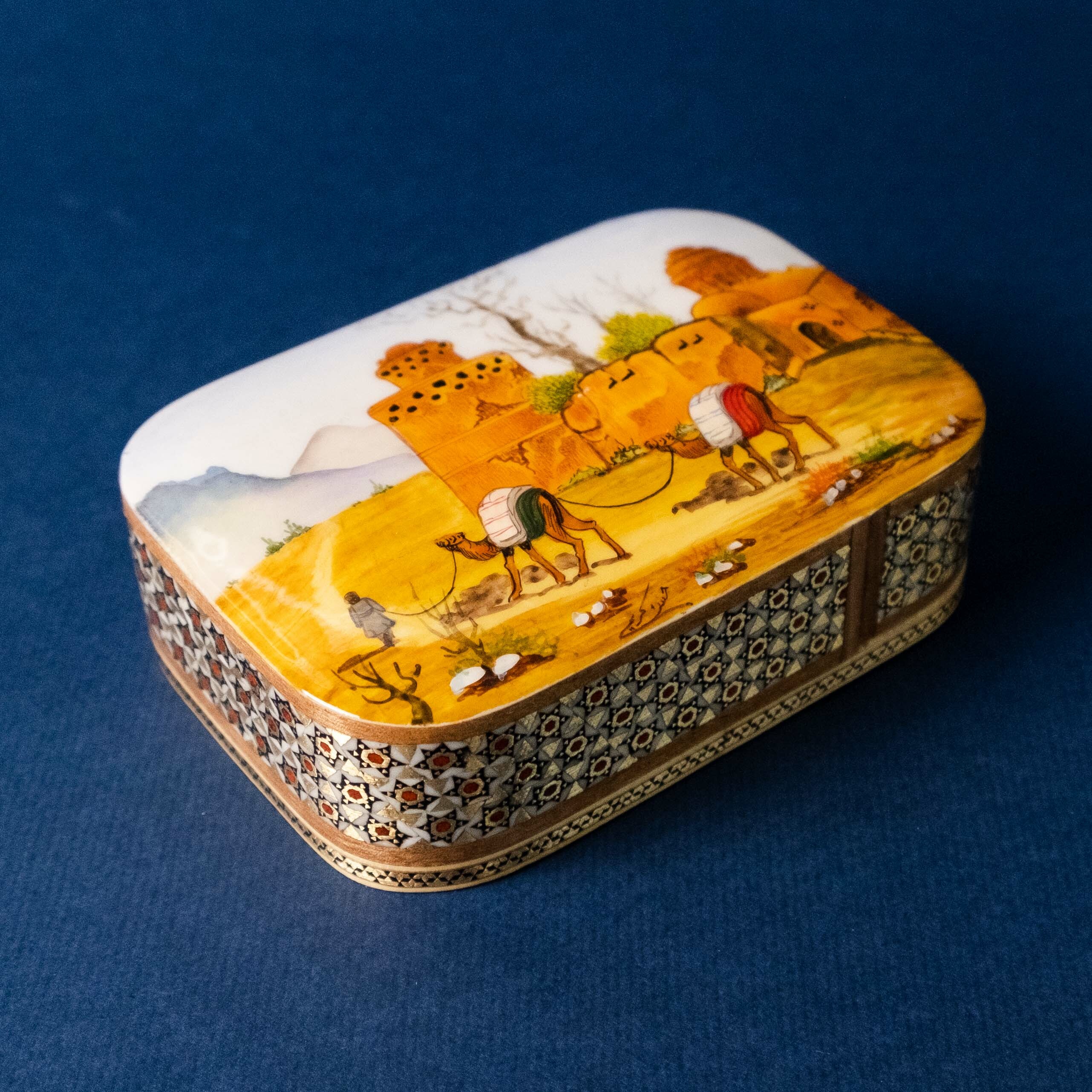 波斯鑲嵌抽屜盒｜拉什特｜伊朗