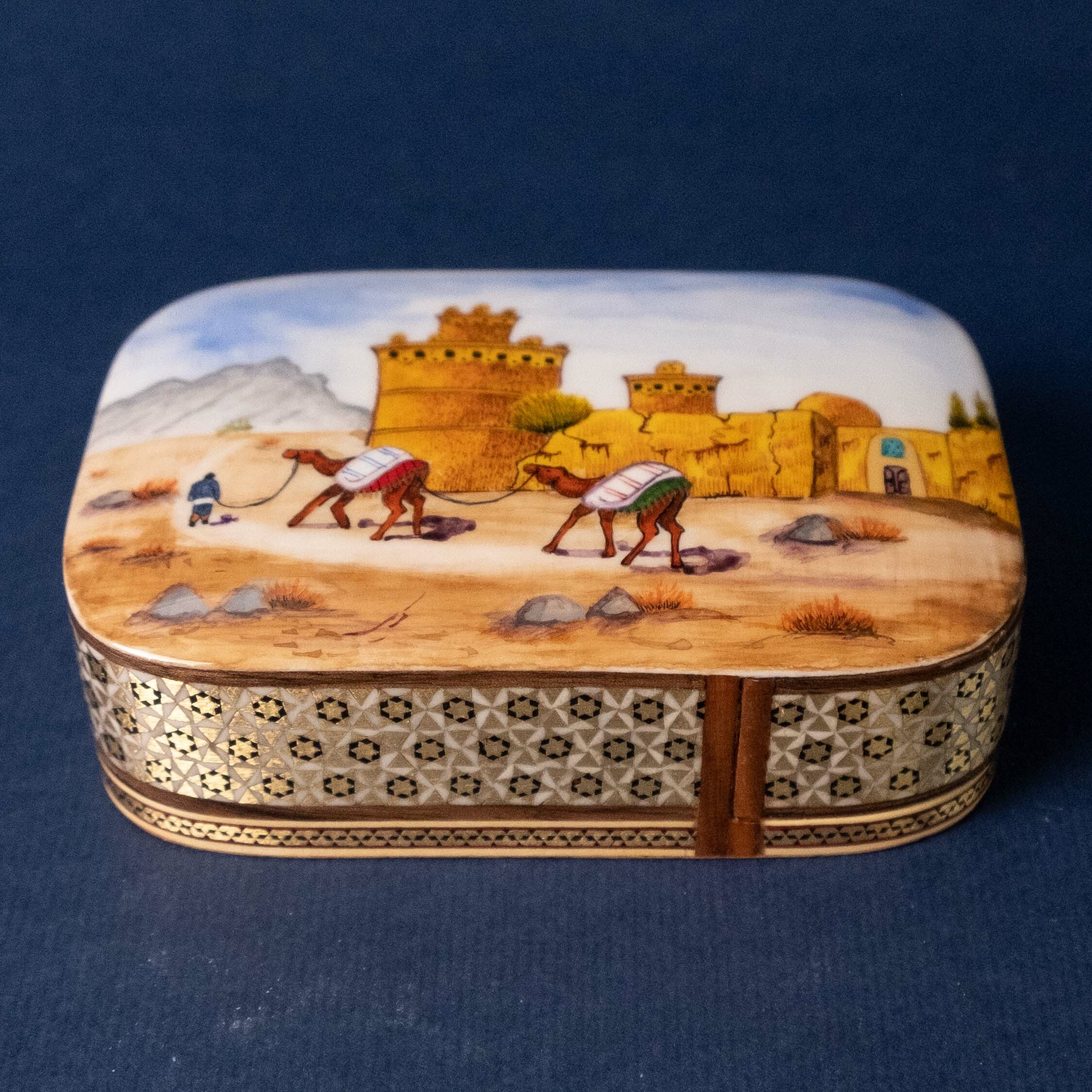 波斯鑲嵌抽屜盒｜魯德薩爾｜伊朗