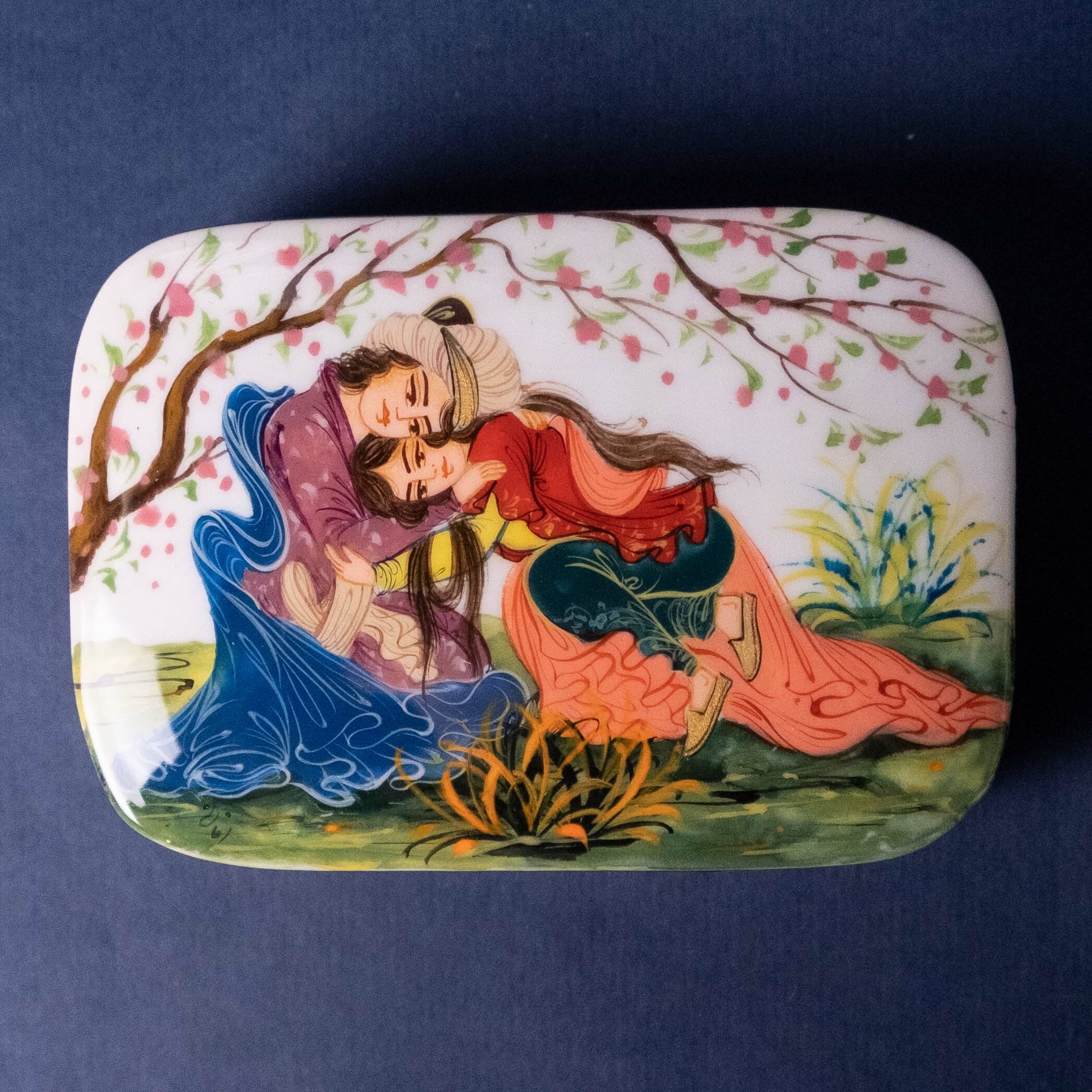 波斯鑲嵌抽屜盒｜蘭加魯德｜伊朗