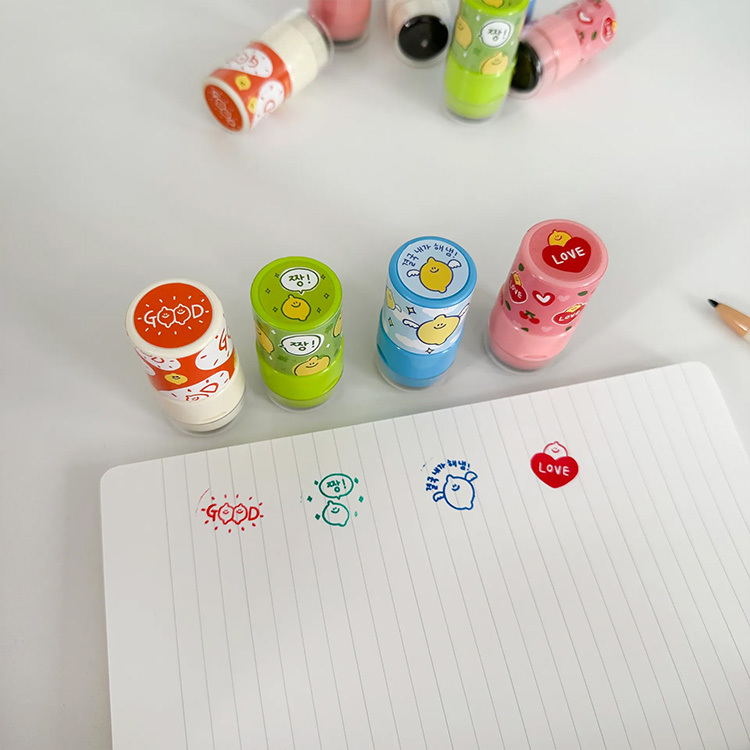 【SecondMorning】圓形檸檬小印章