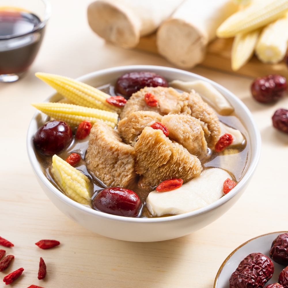 十全藥膳猴頭菇燉湯300G-蛋素