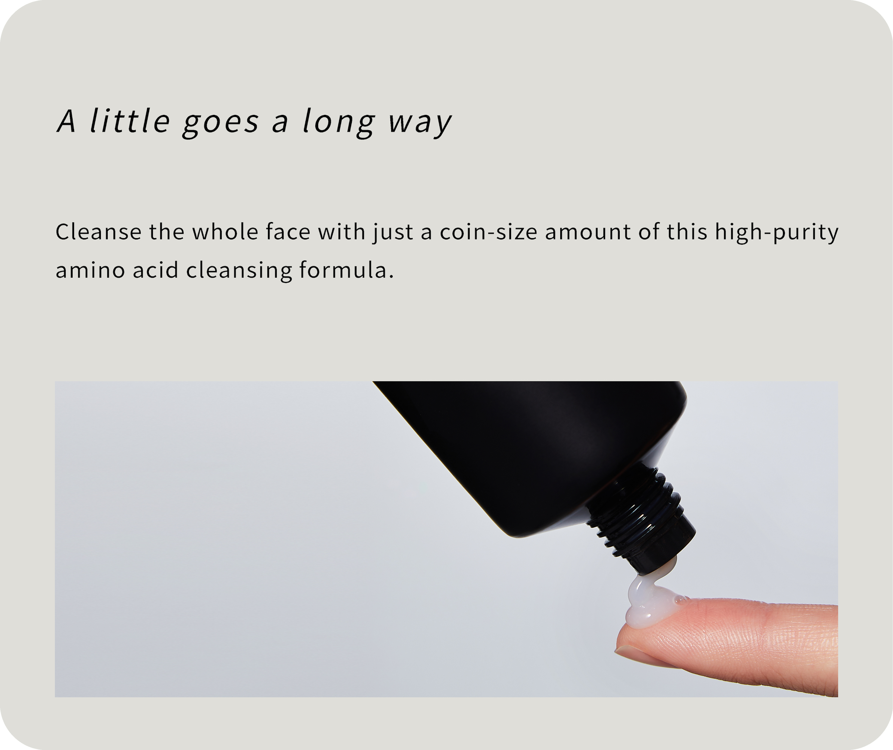 a little goes a long way