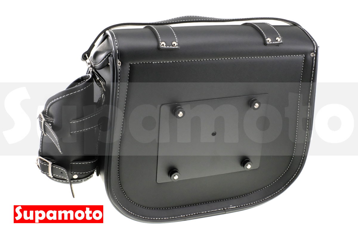 -Supamoto- CB350 馬鞍包 馬鞍袋 通用 改裝 復古 檔車 側包 側箱 皮革 重機