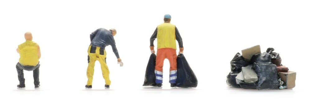 Artitec 5870021 HO規 垃圾清潔隊員 穿螢光背心